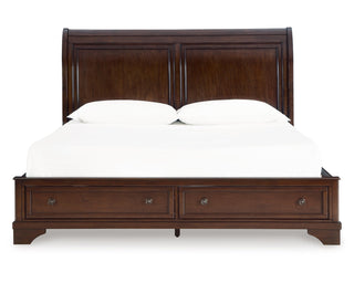 Trellington Queen Sleigh Storage Bed