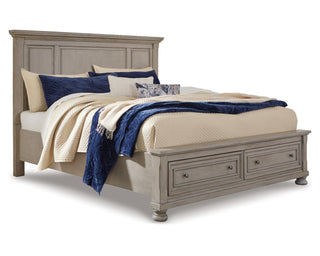 Lettner California King Panel Storage bed