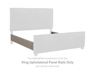 Krystanza King Upholstered Panel Rails