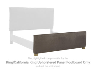 Krystanza King/California King Upholstered Panel Footboard