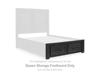 Foyland Queen Storage Footboard