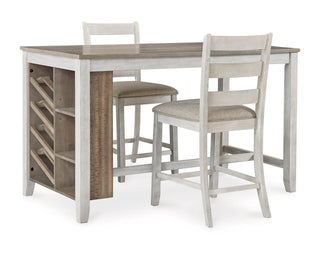 Skempton Counter Height Dining Table and 2 Barstools