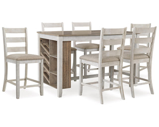Skempton Counter Height Dining Table and 6 Barstools
