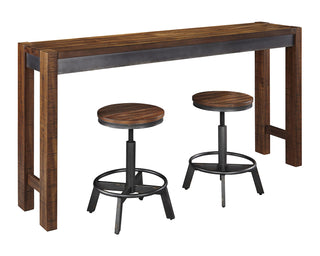 Torjin Counter Height Dining Table and 2 Barstools