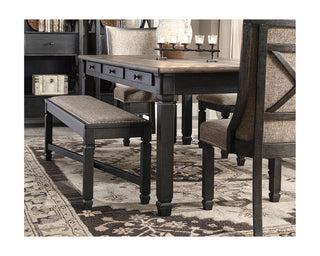 Tyler Creek Dining Table and 4 Chairs with Bench
