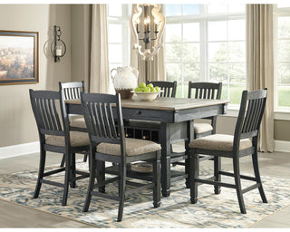 Tyler Creek Counter Height Dining Table and 6 Barstools