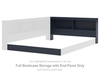Simmenfort Full Bookcase Storage with End Panel