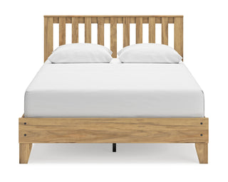 Bermacy Queen Platform Panel Bed