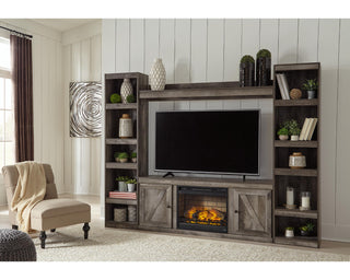 Wynnlow 4-Piece Entertainment Center with Electric Fireplace