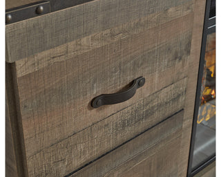 Trinell 3-Piece Entertainment Center with Electric Fireplace