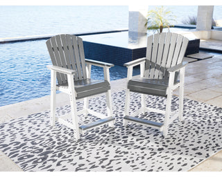 Transville Outdoor Counter Height Bar Stool (Set of 2)
