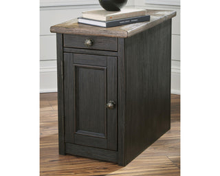 Tyler Creek Chairside End Table with USB Ports & Outlets