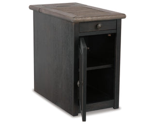Tyler Creek Chairside End Table with USB Ports & Outlets