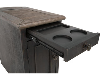 Tyler Creek Chairside End Table with USB Ports & Outlets