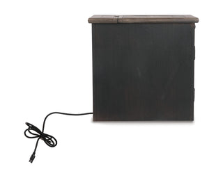 Tyler Creek Chairside End Table with USB Ports & Outlets