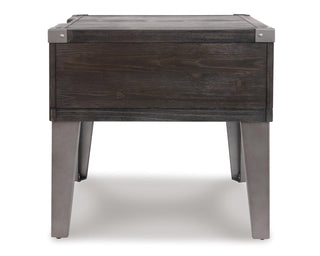 Todoe End Table with USB Ports & Outlets