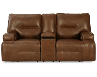 Francesca Power Reclining Loveseat with Console