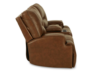 Francesca Power Reclining Loveseat with Console