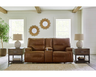 Francesca Power Reclining Loveseat with Console