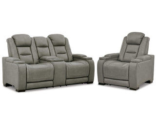 The Man-Den Power Reclining Loveseat and Recliner
