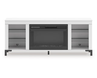 Brollevi 60" TV Stand with Electric Fireplace