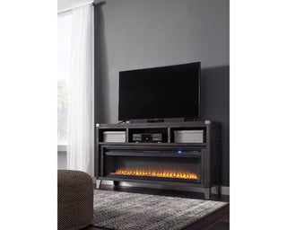 Todoe 65" TV Stand with Electric Fireplace