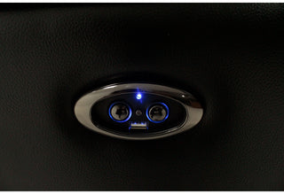 UM02 BLACK SECTIONAL PRAF CRLS WITH LED