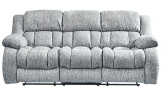 U250 GREY RECLINING SOFA/CONSOLE RECLINING LOVESEAT/GLIDER RECLINER