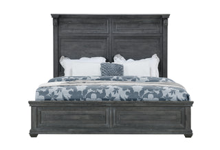 TATUM GREY KING BED HEADBOARD
