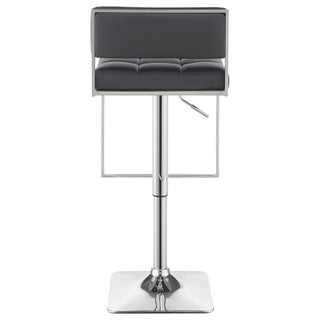 Alameda Adjustable Bar Stool Chrome and Grey