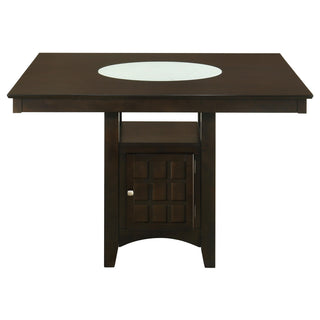 Gabriel 5-piece Square Counter Height Dining Set Cappuccino