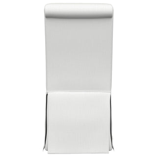 Shawna Upholstered Skirted Side Chair White (Set of 2)