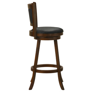 Broxton Upholstered Swivel Bar Chair Chestnut (Set of 2)