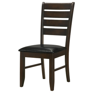 Dalila Wood Dining Side Chair Cappuccino (Set of 2)