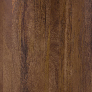 Ortega Round 46-inch Marble Top Wood Dining Table Natural