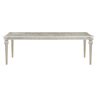 Evangeline 96-inch Extension Leaf Dining Table Silver Oak