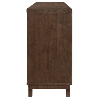 Reynolds 2-door Sideboard Buffet Storage Cabinet Brown Oak