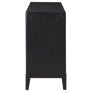 Brookmead 4-door Sideboard Buffet Storage Cabinet Black