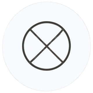 Aviano Round 48-inch Glass Top Metal Dining Table Gunmetal