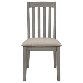Nogales Wood Dining Side Chair Coastal Grey (Set of 2)