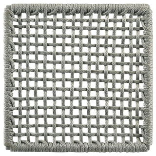 Nakia Woven Rope Counter Chair with Cushion Grey (Set of 2)