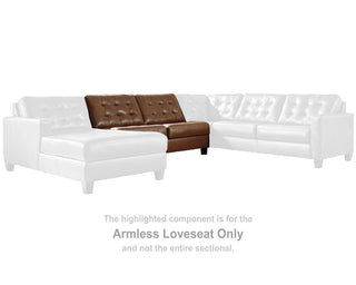 Baskove Armless Loveseat