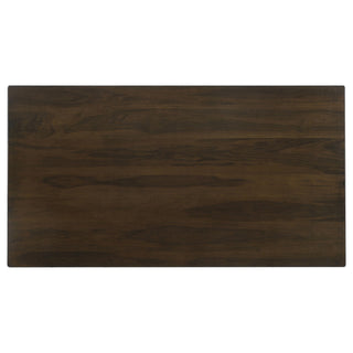 Wes Rectangular 80-inch Wood Dining Table Dark Walnut