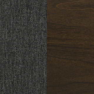 Wes Upholstered Dining Side Chair Dark Walnut (Set of 2)