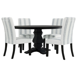 Herran Upholstered Dining Side Chair Beige (Set of 2)