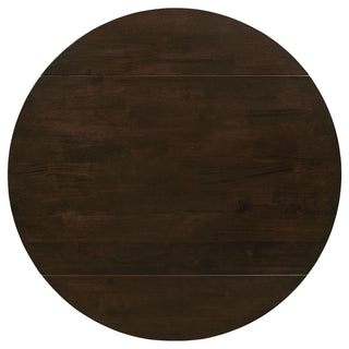 Bucknell 3-piece Round Drop Leaf Dining Table Set Cappuccino