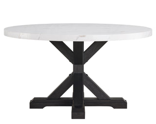 VANCE FAUX MARBLE DINING TBL LEG