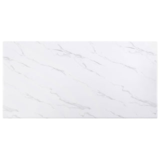 Venera Rectangular 79-inch Faux Marble Dining Table White