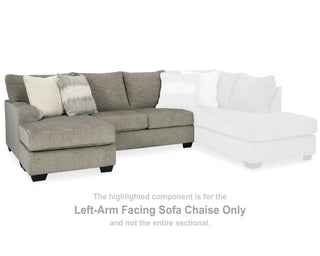 Creswell Left-Arm Facing Sofa Chaise
