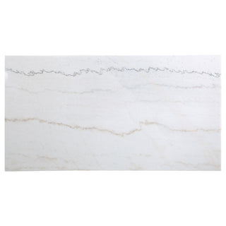 Aldrich 66-inch Marble Top Counter Height Dining Table White